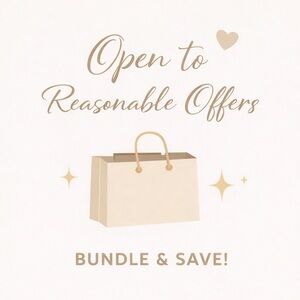 Neutral Beige Shopping Graphic - Open to Offers